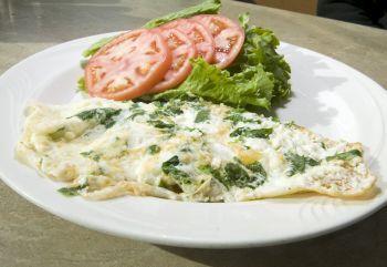 Frittata cu feta si spanac Frittata cu feta si spanac