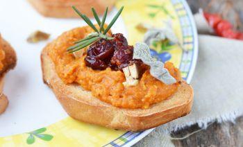 Crostini cu dovleac Crostini cu dovleac