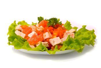 Salata de pui cu grepfrut Salata de pui cu grepfrut