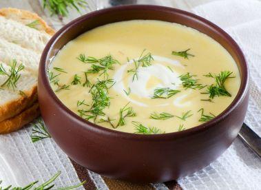 Supa crema de spanac cu smantana Supa crema de spanac cu smantana