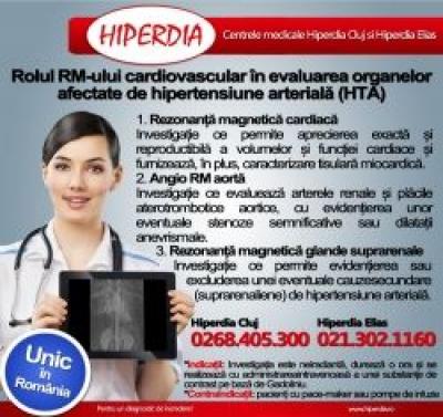 ROLUL RM-ULUI CARDIOVASCULAR IN EVALUAREA ORGANELOR AFECTATE DE  HIPERTENSIUNEA ARTERIALA (HTA)