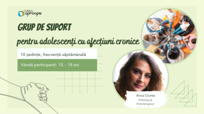 Grup de suport pentru adolescenți cu afecțiuni cronice