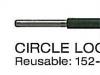 Electrod circular 2.4mm (6mm) - 152-520