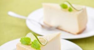 Cheesecake rapid cu branza degresata