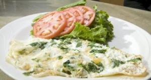 Frittata cu feta si spanac