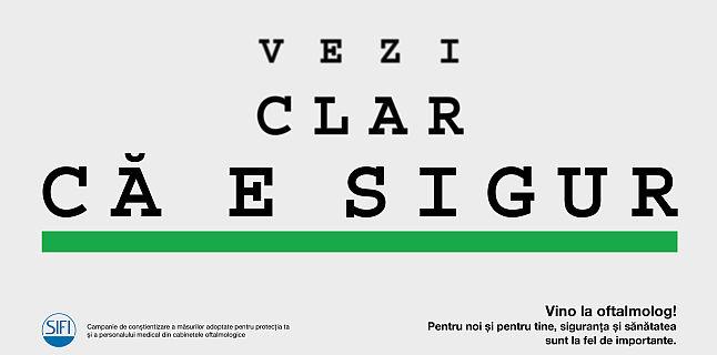 Masuri de preventie luate de comunitatea oftalmologilor din Romania. Vino la oftalmolog! Vezi clar ca e sigur!