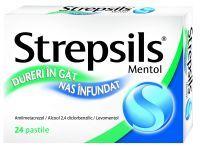 Strepsils Mentol– pentru dureri in gat si nas infundat