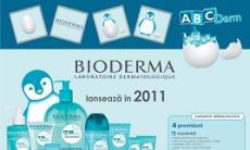 Bioderma lanseaza pe piata dermo-cosmeticelor  din Romania o noua gama de ingrijire a pielii pentru bebelusi si copii
