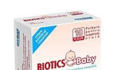 Biotics - Natural pentru refacerea florei intestinale