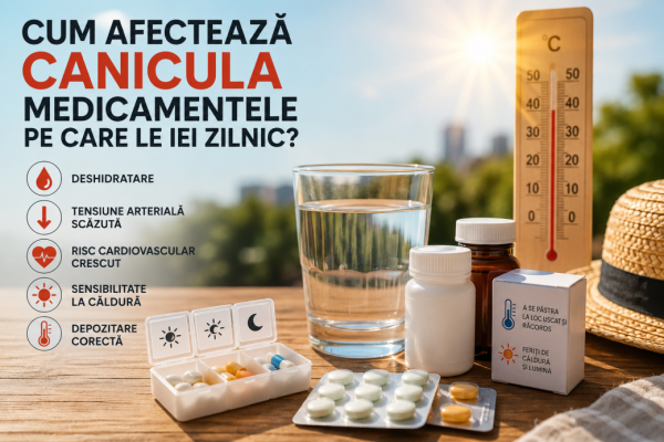 Cum afecteaza canicula medicamentele pe care le iei zilnic?