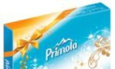 Primola praline, primoline in cutii de sarbatoare