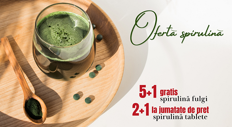 Spirulina, o comoara pentru sanatate!