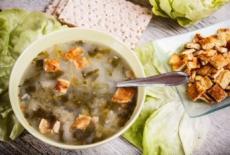 Supa rece de salata verde