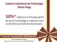 Reducere 50% servicii psihologice